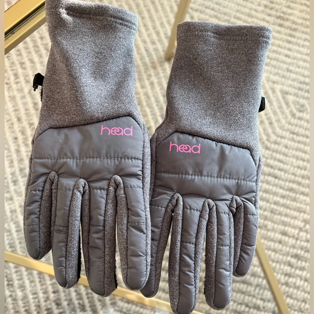 Head Gray Gloves. Youth Large / Adult small